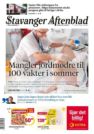 Stavanger Aftenblad 23.06.25