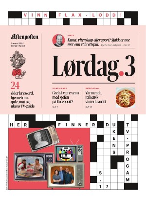 Aftenposten Lørdag.3 09.03.24
