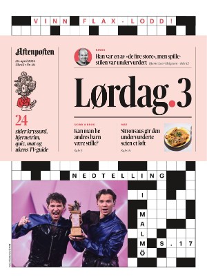 Aftenposten Lørdag.3 20.04.24