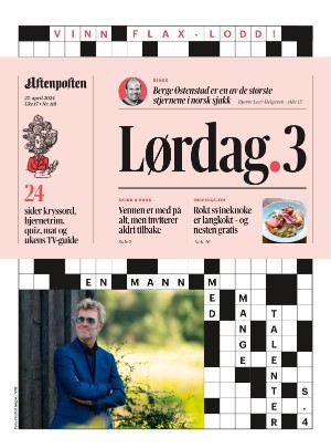 Aftenposten Lørdag.3 27.04.24