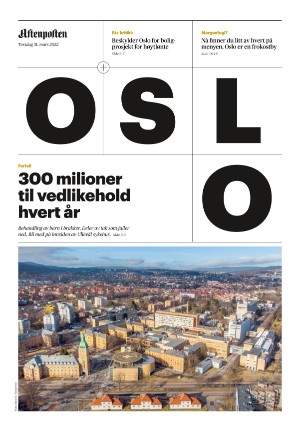 Aftenposten Oslo 31.03.22