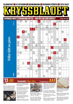 Aftonbladet Kryssbladet 2025-03-01