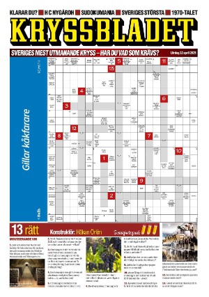Aftonbladet Kryssbladet 2025-04-12