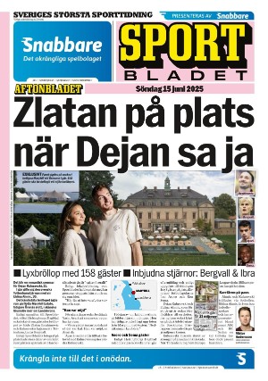 Aftonbladet Sportbladet 2025-06-15