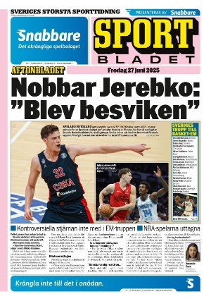 Aftonbladet Sportbladet 2025-06-27