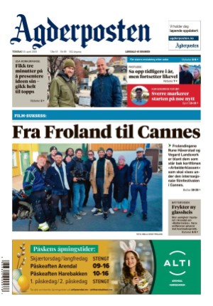 Agderposten 15.04.25