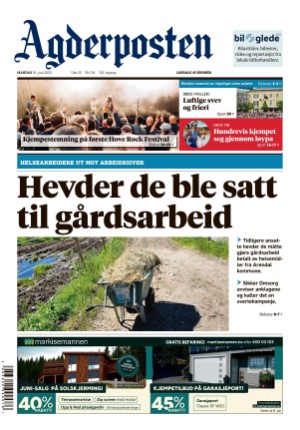 Agderposten 16.06.25