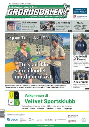 Akers Avis Groruddalen 25.07.25