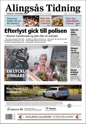 Alingsås Tidning 2019-11-07
