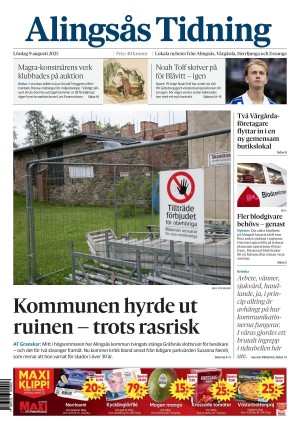 Alingsås Tidning 2025-08-09