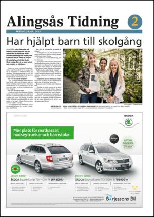 Alingsås Tidning Bilaga 2013-05-24