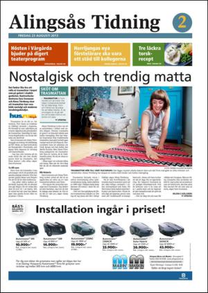Alingsås Tidning Bilaga 2013-08-23