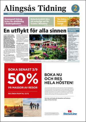 Alingsås Tidning Bilaga 2013-08-30