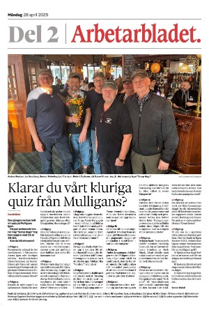 Arbetarbladet Sandviken 2025-04-28
