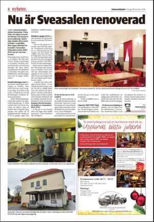 Arbetarbladet Tierp 2016-10-28