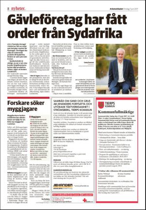 Arbetarbladet Tierp 2017-06-07