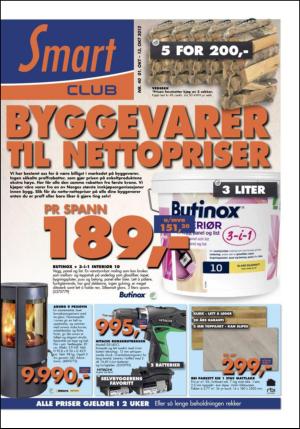 Smart Club Byggbilag DM uke 40 og 41