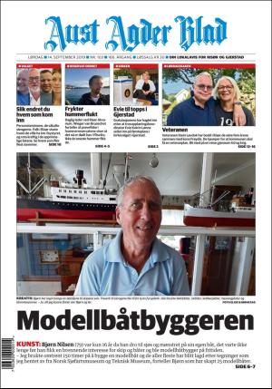 Aust Agder Blad 14 09 19 Side 1