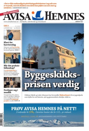 Avisa Hemnes 16.01.25