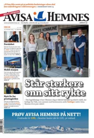 Avisa Hemnes 15.05.25