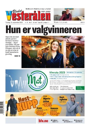 Bladet Vesterålen 12.09.23