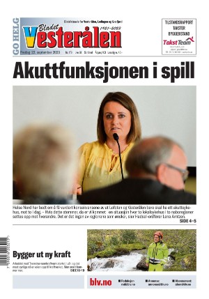 Bladet Vesterålen 22.09.23
