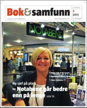 Bok & Samfunn 2013/8 (18.09.13)
