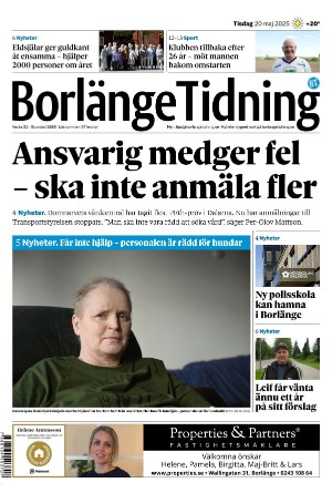 Borlänge Tidning 2025-05-20