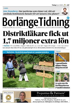 Borlänge Tidning 2025-07-08