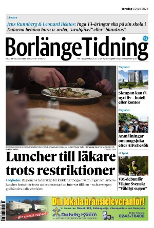 Borlänge Tidning 2025-07-10