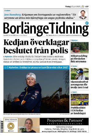 Borlänge Tidning 2025-07-15