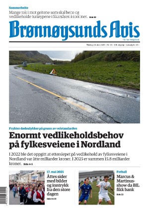 Forside Brønnøysunds Avis