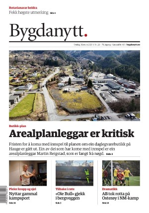Bygdanytt 18.03.25