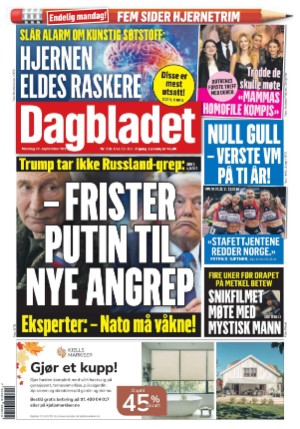 Dagbladet 9/22/25