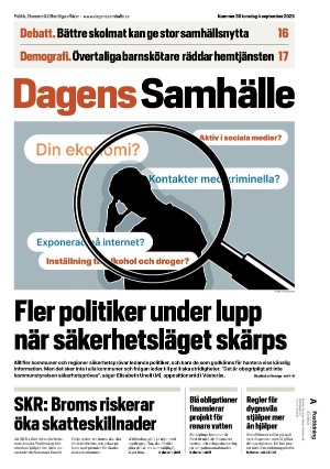 Dagens Samhälle 2025-09-04