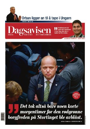 Dagsavisen 16.10.25 Dagsavisen 16.10.25