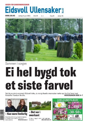 Eidsvoll Ullensaker Blad 14.06.25