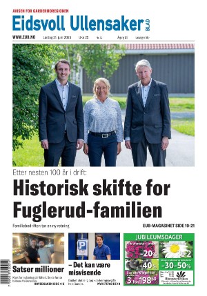 Eidsvoll Ullensaker Blad 21.06.25