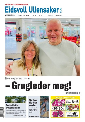 Eidsvoll Ullensaker Blad 01.07.25