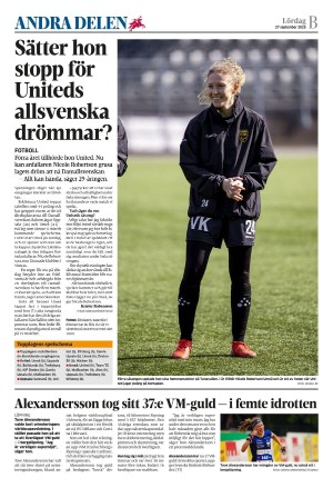 Eskilstuna-Kuriren Sektion B 9/27/2025