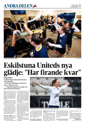 Eskilstuna-Kuriren Sektion B 2025-11-10