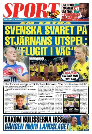 Expressen Sport 2025-07-17