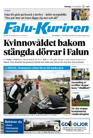 Förstasida Falu Kuriren