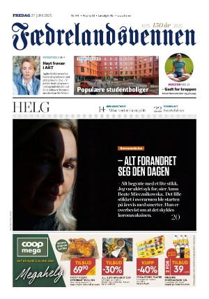 Fædrelandsvennen 27.06.25