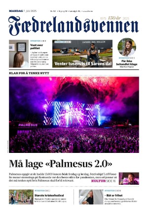 Fædrelandsvennen 07.07.25