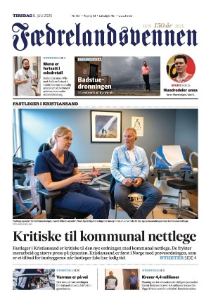 Fædrelandsvennen 08.07.25