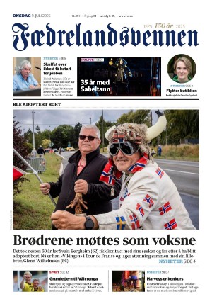 Fædrelandsvennen 09.07.25