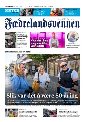 Fædrelandsvennen 10.07.25