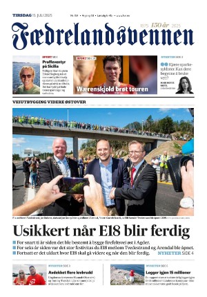 Fædrelandsvennen 15.07.25