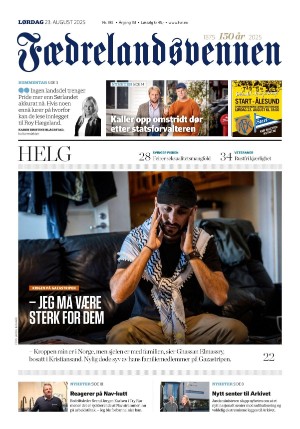 Fædrelandsvennen 23.08.25